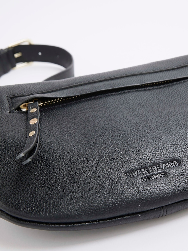 River Island Leather Cross-Body Bum Bag - Imagem 6 de 6