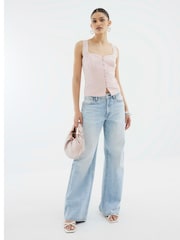 River Island Pink Cami Waistcoat Top - Image 1 of 4