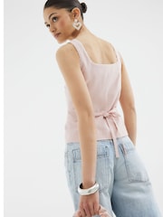 River Island Pink Cami Waistcoat Top - Image 2 of 4