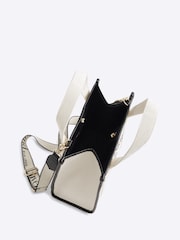 River Island Cream Embroidered Canvas Tote Bag - Image 2 of 6