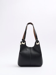 River Island Black Soft Pinch Slouch Bag - Image 4 of 6