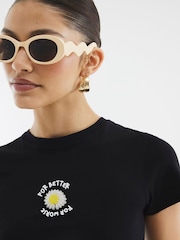 River Island Beaded Daisy Baby T-Shirt - Bild 4 von 4