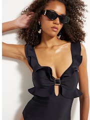 River Island Frill Scuba Swimsuit - Imagen 4 de 6