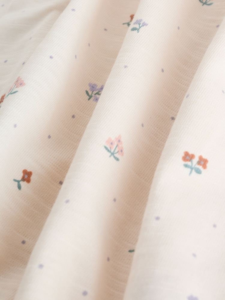 Lilla og ecru blomstrete skulder - Pakke med Sparkebukser 3 - Bilde 13 av 13 Lilla og ecru blomstrete skulder - Pakke med Sparkebukser 3 - Bilde 13 av 13