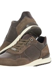 Dune London Green Thornbury Leather Trainers - Image 5 of 5