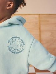 Floare albastră - Hanorac cu glugă & Croială tip balon Pantaloni sport Set (3luni-7ani) - Imaginea 4 din 9