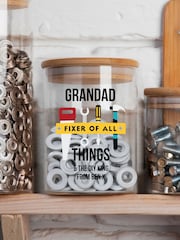Personalised Fixer of All Things Storage Jar By PMC - Image 3 of 3