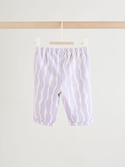 Purple Flower Baby T-Shirts And Trousers 2 Piece Set (0mths-2yrs) - Image 5 of 12