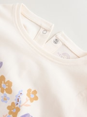 Purple Flower Baby T-Shirts And Trousers 2 Piece Set (0mths-2yrs) - Image 7 of 12