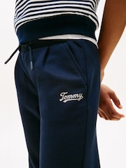 Tommy Hilfiger Blue Logo Drawstring Joggers - Image 4 of 5