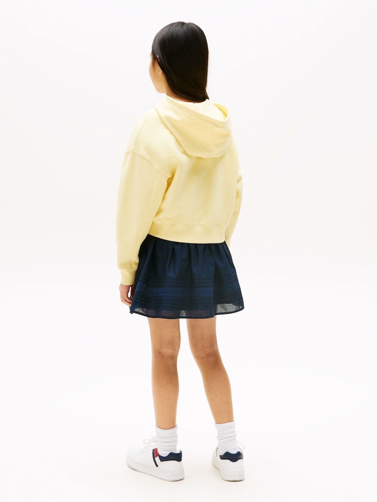 Tommy Hilfiger Yellow Relaxed Zip Thru Hoodie - Image 2 of 5