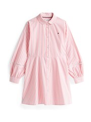 Tommy Hilfiger Pink Mixed Stripe Shirt Dress - Image 5 of 5