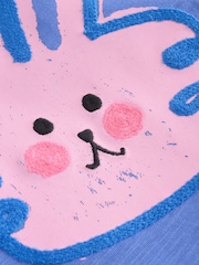 أزرق أرنب - طقم من تيشِرت بكُم قصير وشورت ضيق (3 شهر - 7 سنة) - صورة 10 من 12