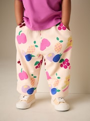 Purple Short Sleeve T-Shirt and Joggers Barrel Set (3mths-7yrs) - Image 3 of 9