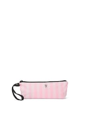 Victoria's Secret Iconic Stripe Pink Collapsible Umbrella - Image 2 of 2