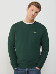 Lyle & Scott Green Light Crew Neck Sweatshirt - Image 1 of 4