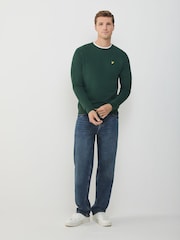 Lyle & Scott Green Light Crew Neck Sweatshirt - Image 3 of 4