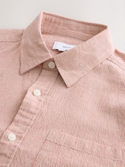 Red Stripe Cotton Long Sleeve Shirt - Image 3 of 3