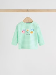 Green Long Sleeve Tops and Trousers Baby 2 Piece Set (0mths-2yrs) - Image 3 of 16