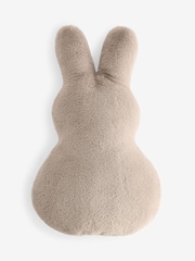 Natural 3D Easter Bunny Faux Fur Cushion - Image 4 of 4