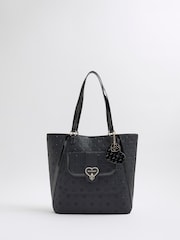 River Island Girls Heart Lock Pocket Shopper Bag - Imagen 1 de 5