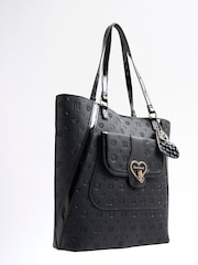 River Island Girls Heart Lock Pocket Shopper Bag - Imagen 4 de 5