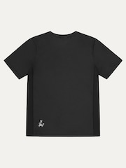 Negro - Sealskinz Women Keswick Ultra Light Running Black T-Shirt - Imagen 2 de 2