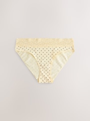 Лимонно-желтые оттенки - Набор из 10 трусов из хлопка и кружева - Изображение 2 13