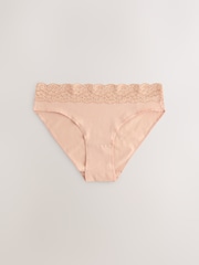 Лимонно-желтые оттенки - Набор из 10 трусов из хлопка и кружева - Изображение 4 13