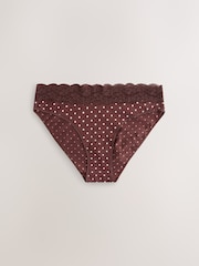 Лимонно-желтые оттенки - Набор из 10 трусов из хлопка и кружева - Изображение 7 13