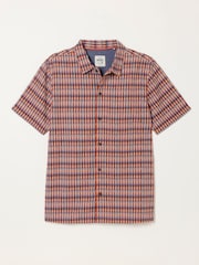 FatFace Multi Short Sleeve Kite Diamond Embroidered Shirt - Image 6 of 6