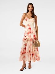 Forever New Cream Luca Dropped Waist Maxi Dress - Image 5 of 5