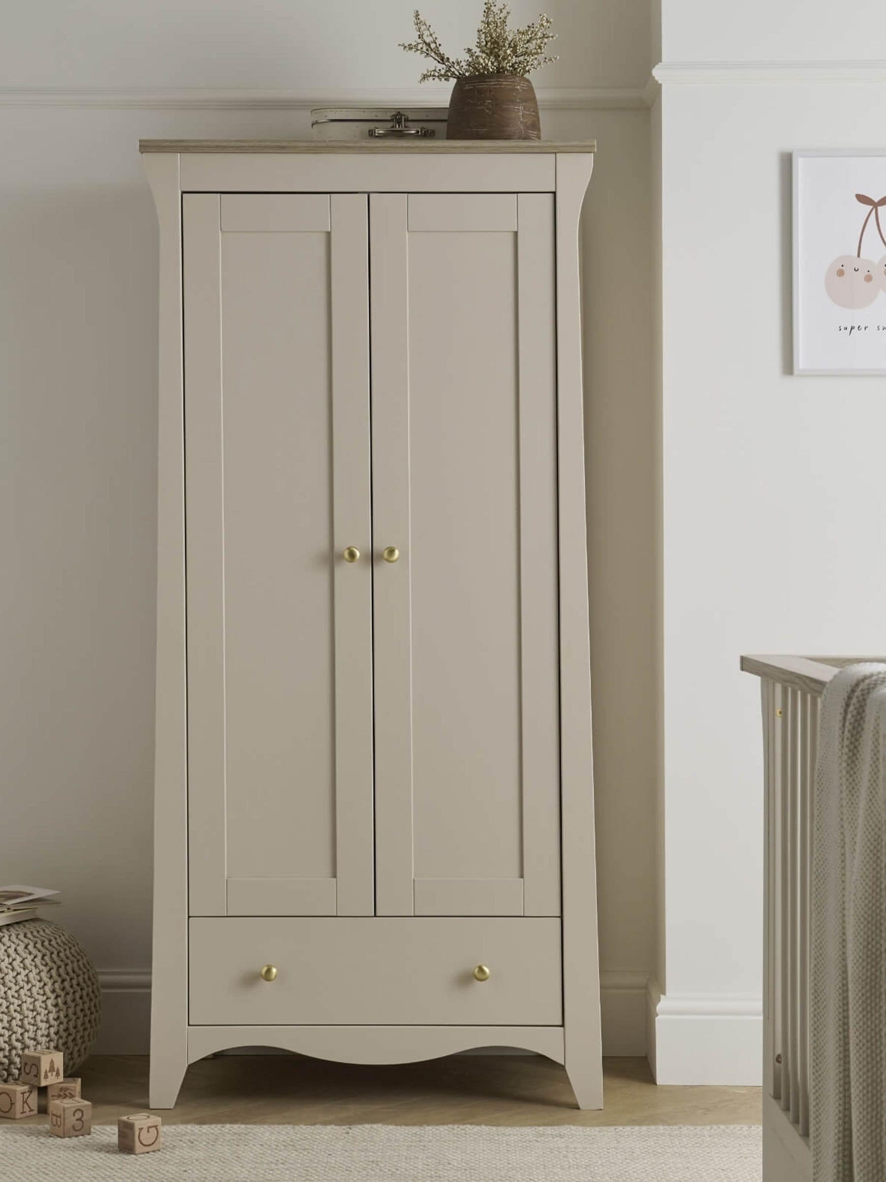 Cuddleco Clara Wardrobe - Cashmere & Ash, Cream - Image 3