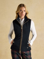 Joules Borg Heritage Navy Fleece Gilet - Image 1 of 11
