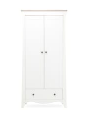 Cuddleco White Clara 2 Door Nursery Wardrobe - Image 4 of 5