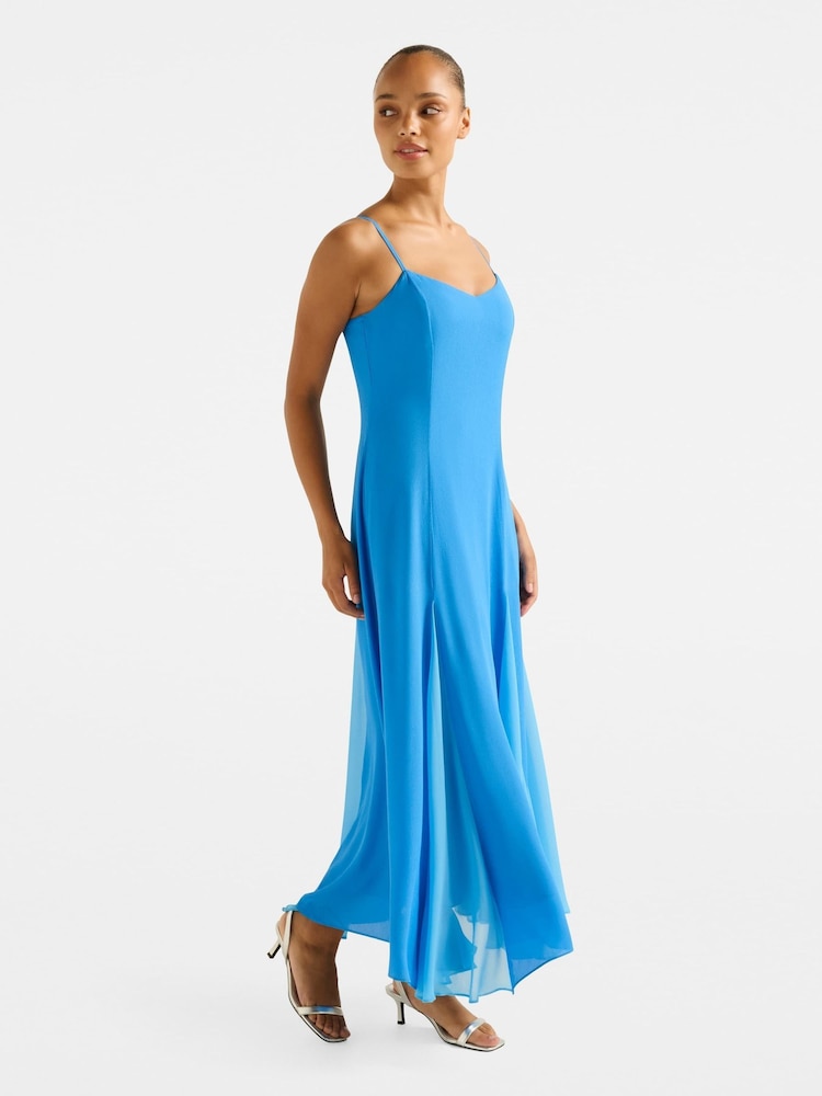 Forever New Blue Dahlia Contrast Godet Maxi Dress - Image 2 of 4