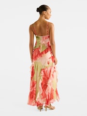 Forever New Red Poppy Ruffle Gown - Image 2 of 4