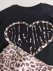 smALLSAINTS Leopard Lover Oversized T-Shirt and Flared Leggings Set - Image 14 of 14