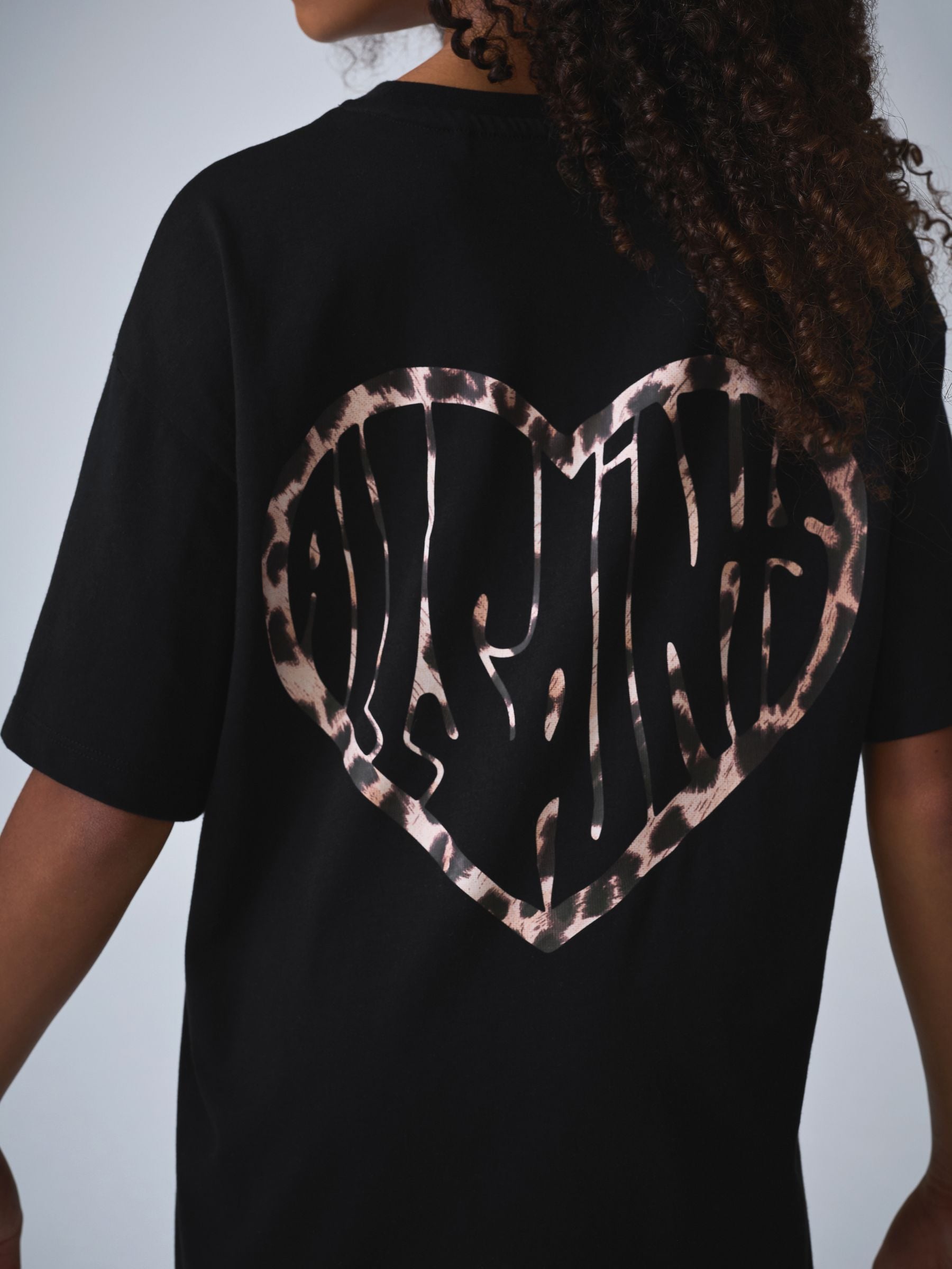 Buy smALLSAINTS Leopard Lover Oversized T-Shirt and Flared