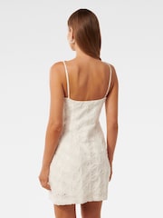 Forever New Finlay Floral Print Textured Mini Dress - Image 2 of 5