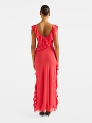 Forever New Pink Ruffle Dress - Image 2 of 5
