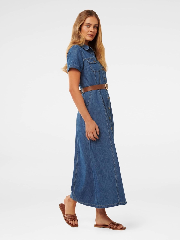 Forever New Lana Short Sleeves Midi Dress - Imagen 4 de 4 Forever New Lana Short Sleeves Midi Dress - Imagen 4 de 4