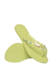 Havaianas – schmale, stilvolle Flip-Flops in Grün - Bild 4 von 6