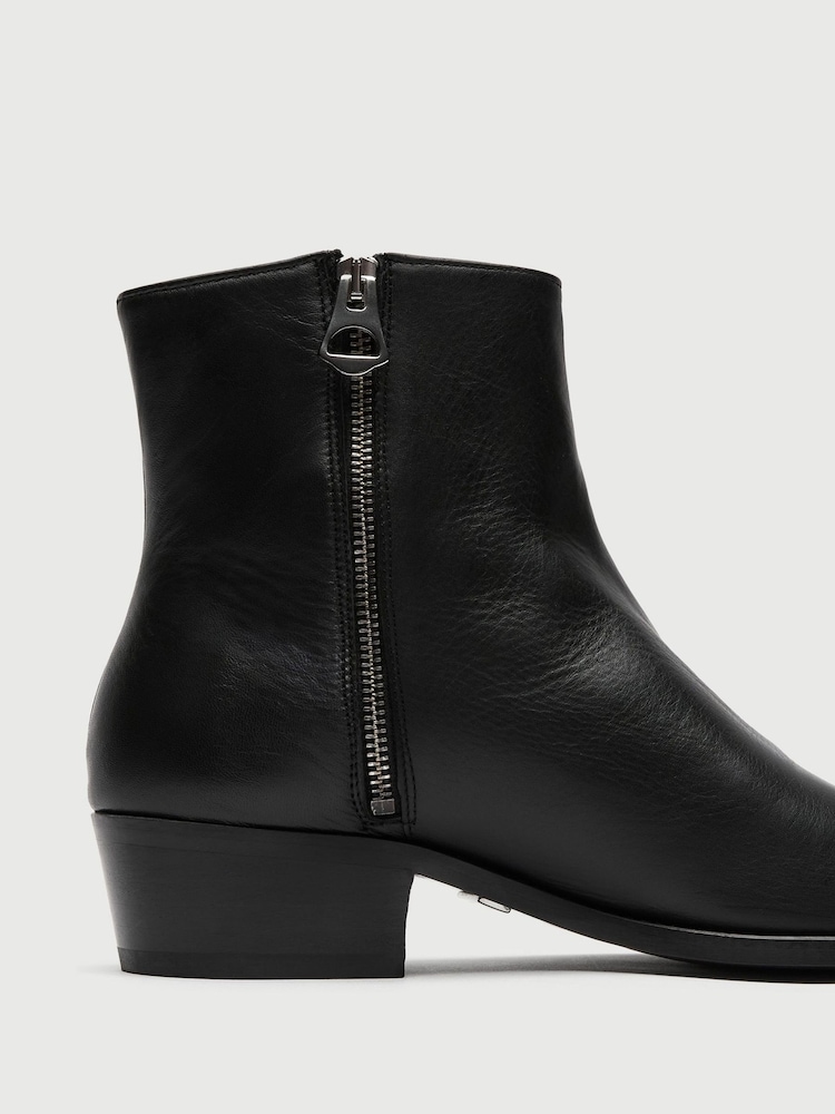 Walk London Black Verona Lace Boots - Image 6 of 6 Walk London Black Verona Lace Boots - Image 6 of 6