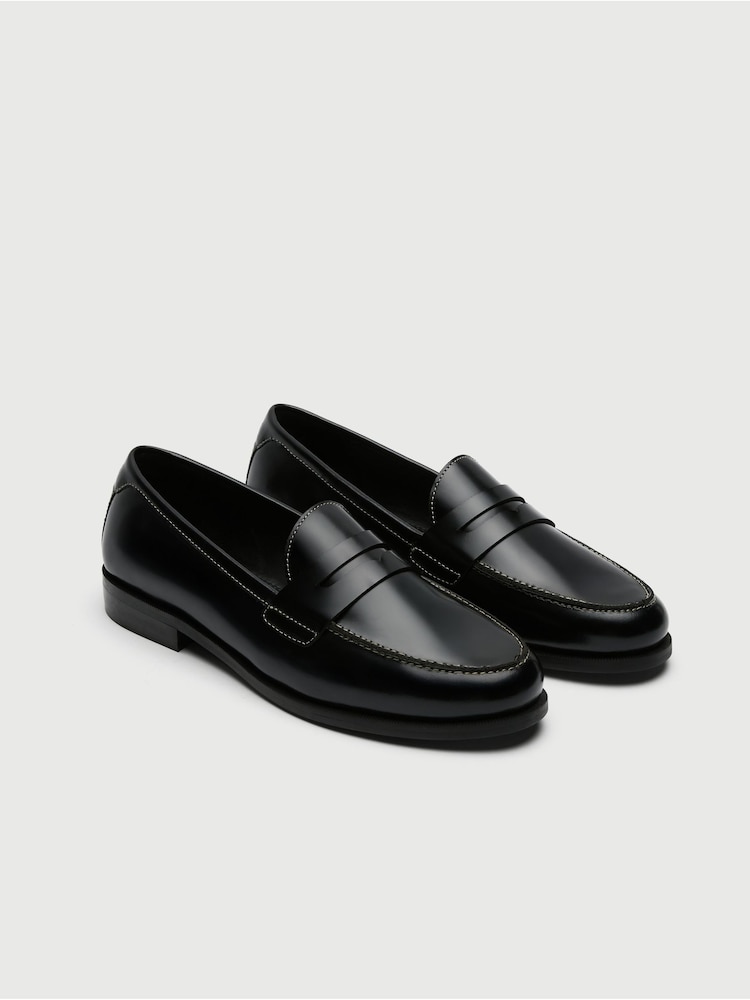 Walk London Brown Torbole Saddle Loafers - Image 2 of 5