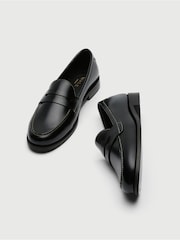 Walk London Brown Torbole Saddle Loafers - Image 4 of 5