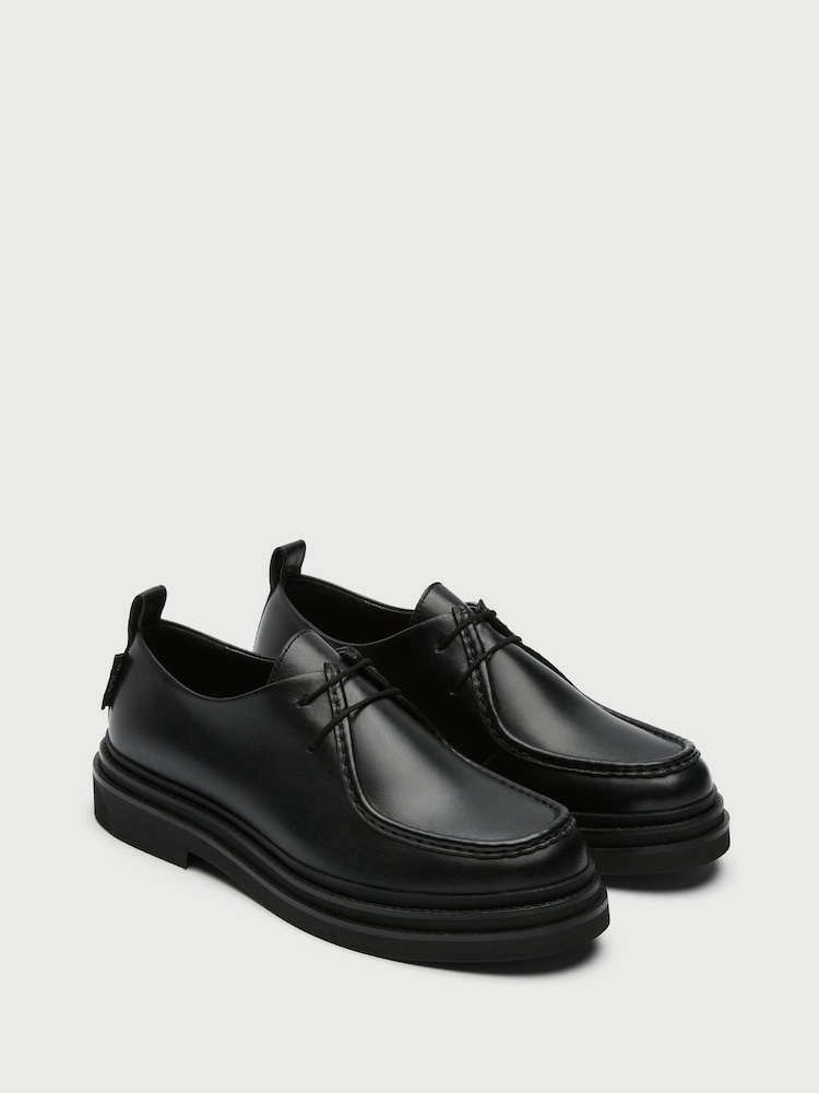 Schwarz - Walk London Brooklyn Apron Shoes - Bild 2 von 6