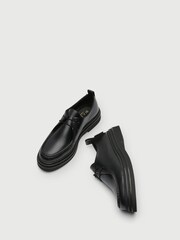 Schwarz - Walk London Brooklyn Apron Shoes - Bild 5 von 6