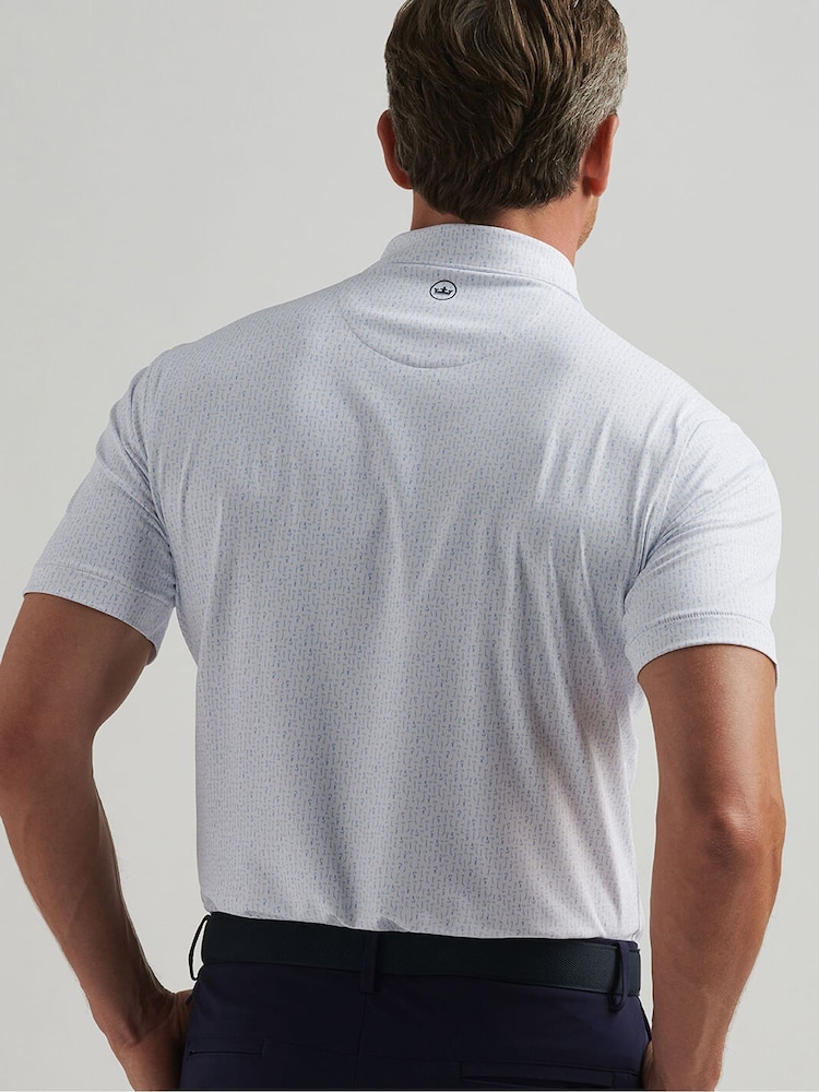 Peter Millar White Keys Performance Jersey Polo Shirt - Image 2 of 3