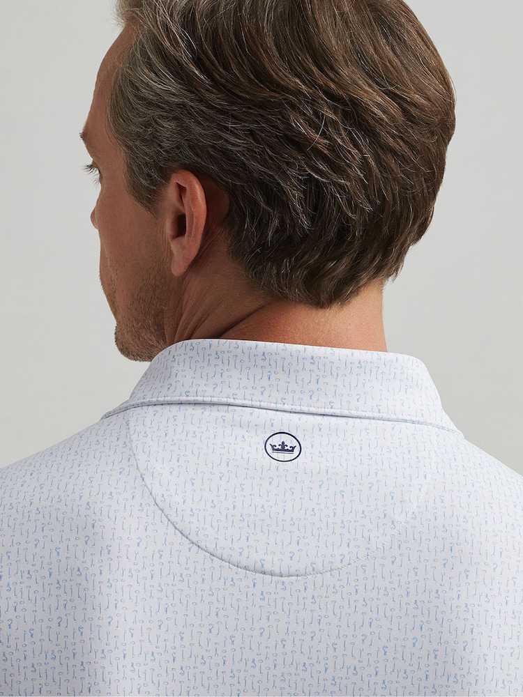Peter Millar White Keys Performance Jersey Polo Shirt - Image 3 of 3